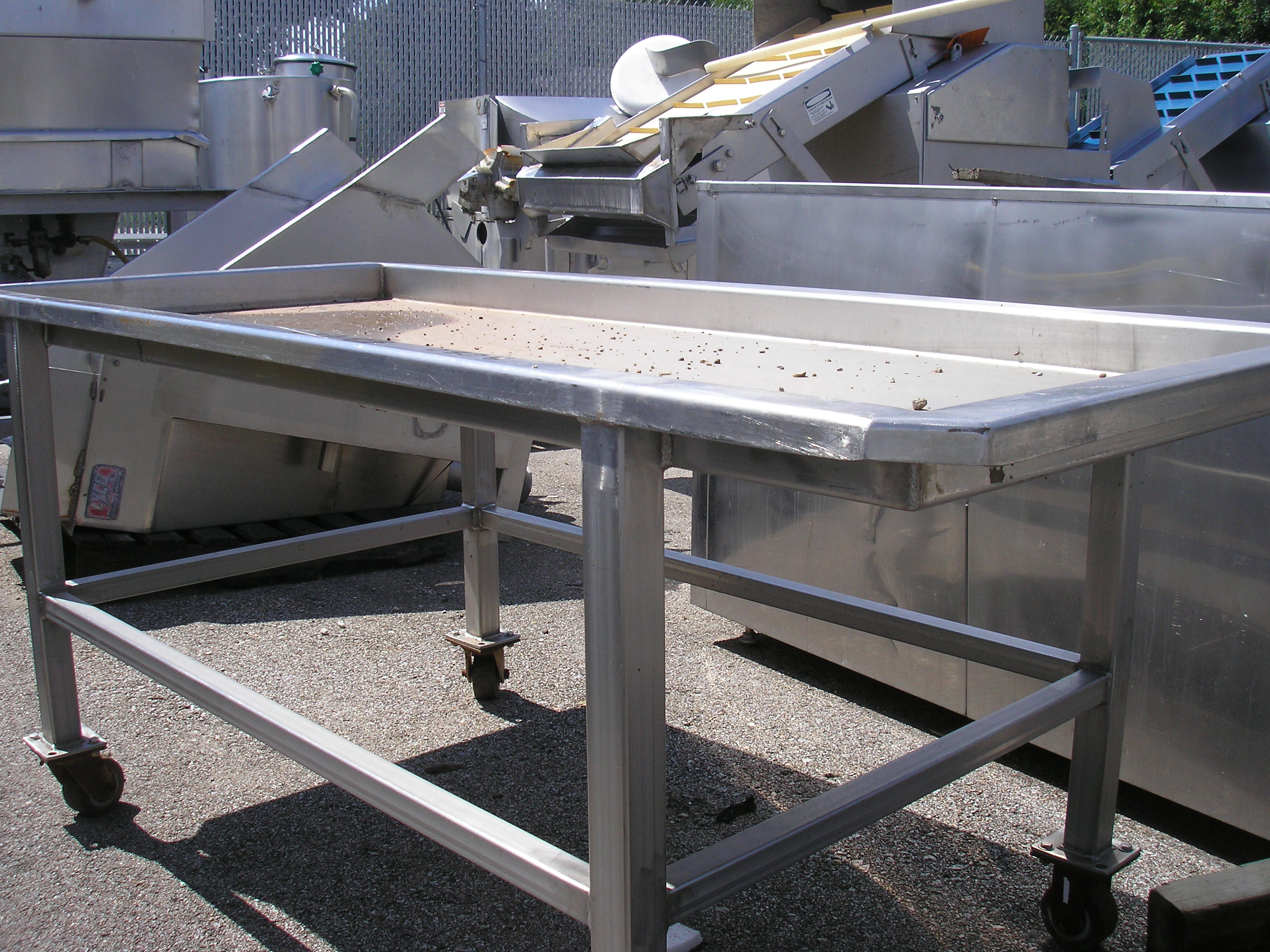 T0808O Stainless Steel Sorting Table Orion Equipment Inc